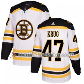 Adidas Maillot de Hockey Boston Bruins Torey Krug 47 2017-2018 Blanc Authentic - Femme